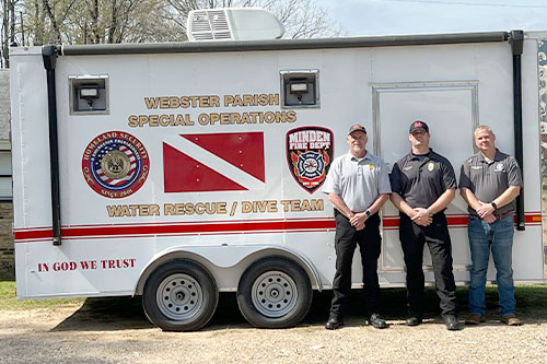 Mfd Rescue 9 MFD to the rescue … in a new rescue trailer | Webster Parish Journal